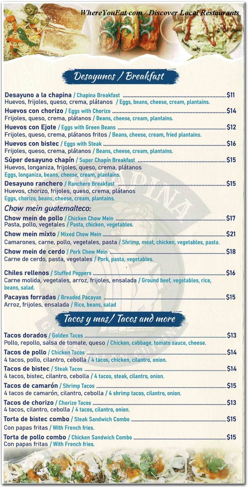Our Foods